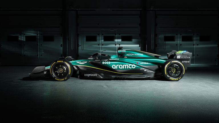 Aston Martin's 2024 F1 car was revealed on Monday