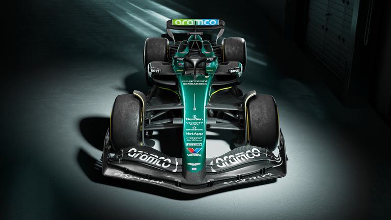 Aston Martin's 2024 F1 car was revealed on Monday