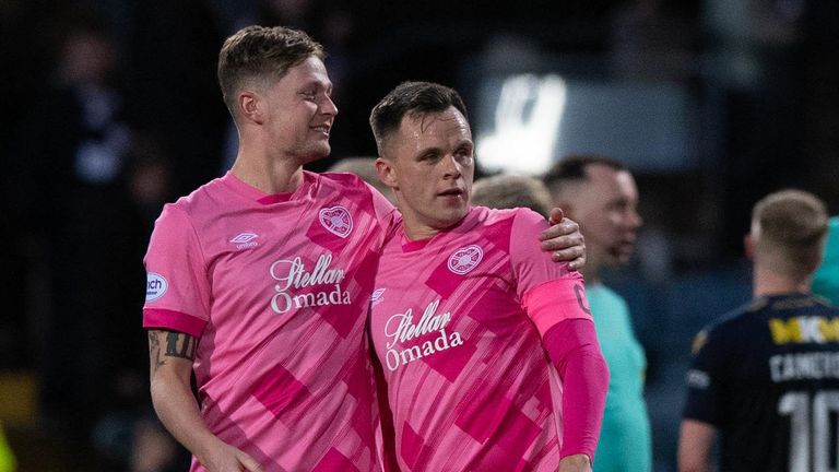 Frankie Kent set Lawrence Shankland for Hearts' winner at Dundee