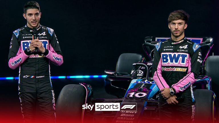 Esteban Ocon and Pierre Gasly