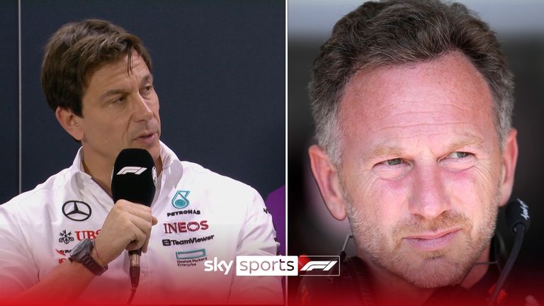 Red Bull racing team principal Christian Horner stands at pit during the second practice for the French Formula One Grand Prix at Paul Ricard racetrack in Le Castellet, southern France, on July 22, 2022.