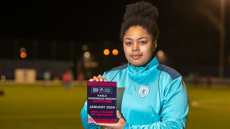 Kaela McDonald-Nguah is SWPL 2 player of the month for January