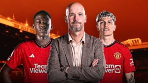 Read more about the article Man Utd teenagers Kobbie Mainoo and Alejandro Garnacho are stepping up for Erik ten Hag ahead of season run-in | Football News