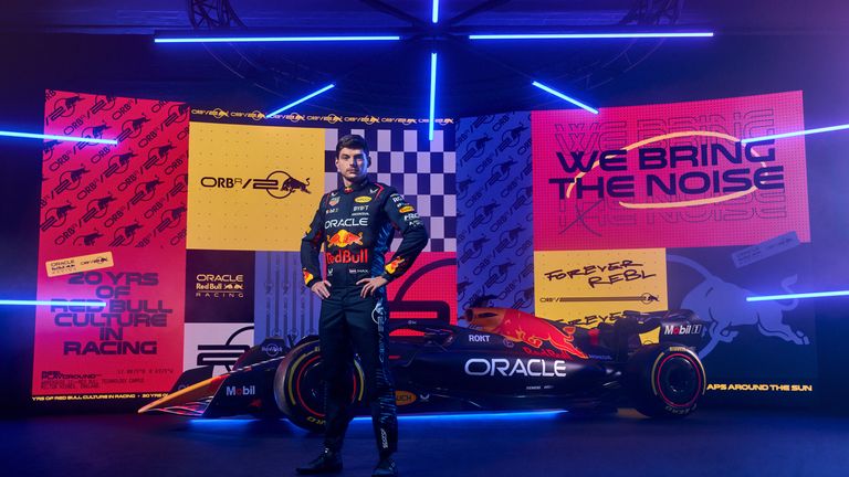 Max Verstappen RB20 launch