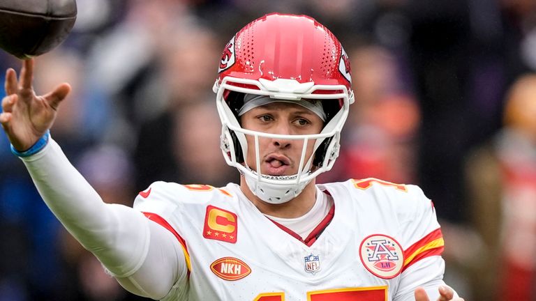 Kansas City Chiefs quarterback Patrick Mahomes 