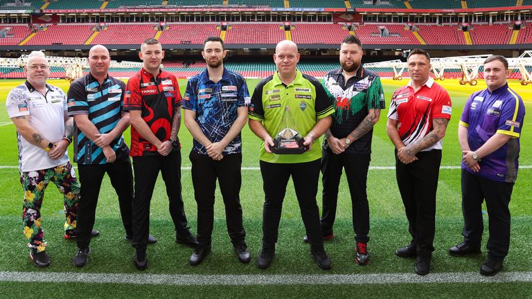 Premier League Darts 2024: Michael van Gerwen, Luke Humphries, Michael Smith and Luke Littler in action