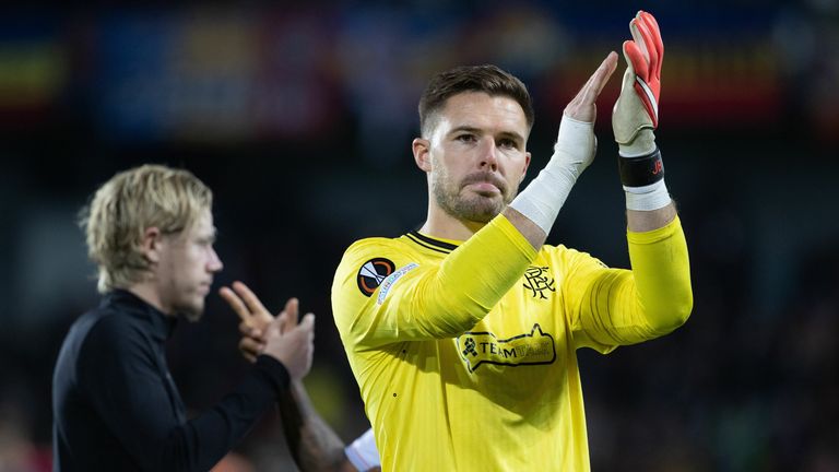 Goalkeeper Jack Butland kept Rangers in the game 