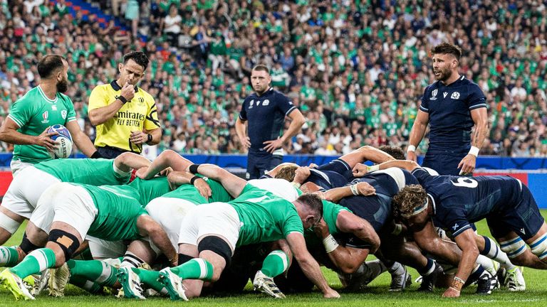 Scotland, Ireland scrum 