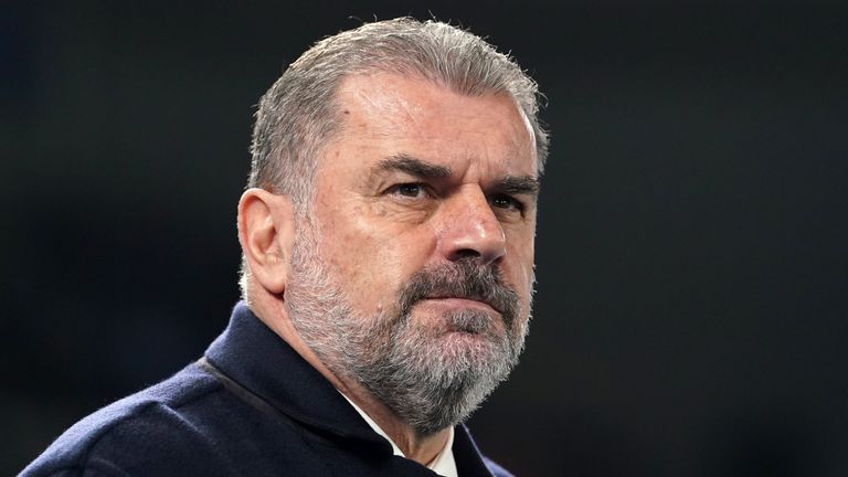 File photo dated 28-12-2023 of Tottenham Hotspur manager Ange Postecoglou who will hope fit-again Giovani Lo Celso can provide the creative spark for Tottenham when Bournemouth visit on Sunday. Issue date: Saturday December 30, 2023.