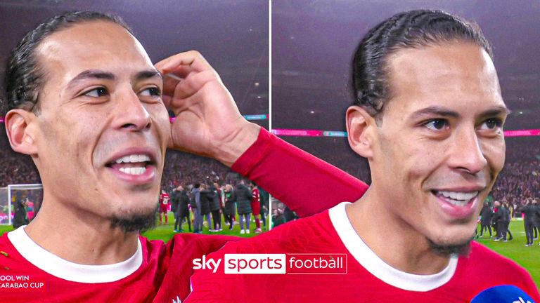 Liverpool&#39;s Virgil van Dijk
