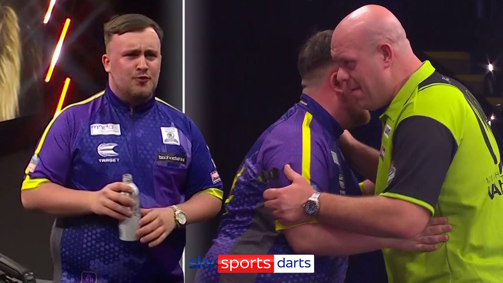 Read more about the article Agonising! Littler almost hits ANOTHER nine-darter in thrashing of MVG