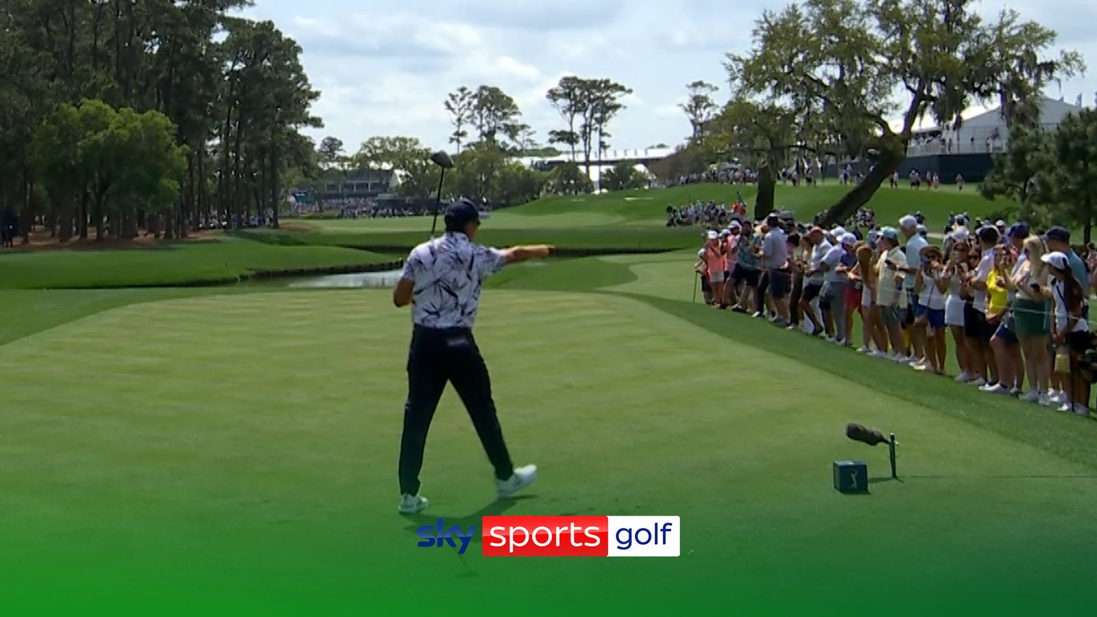 Read more about the article Angry Fowler turns on noisy fan after tee shot!