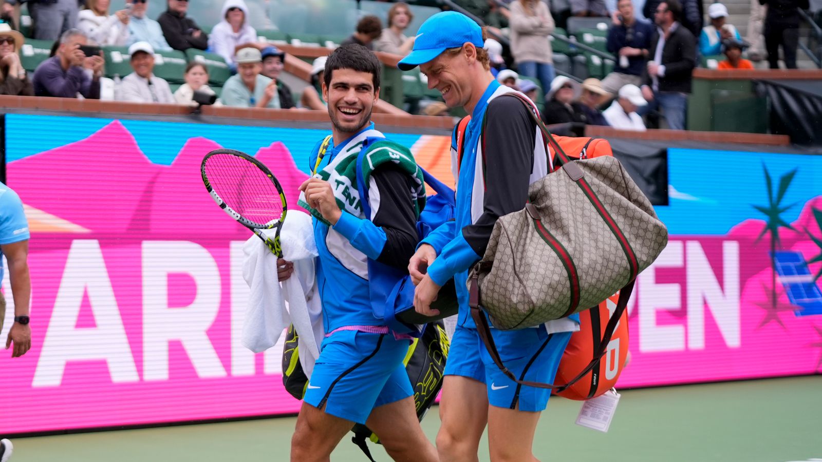 Read more about the article Indian Wells: Sinner vs Alcaraz semi-final delayed due to rain