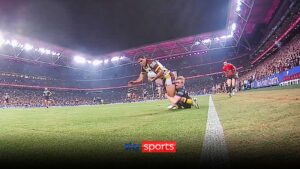 Read more about the article 'A tackle from heaven!' | NRL commentators stunned by try-saving heroics