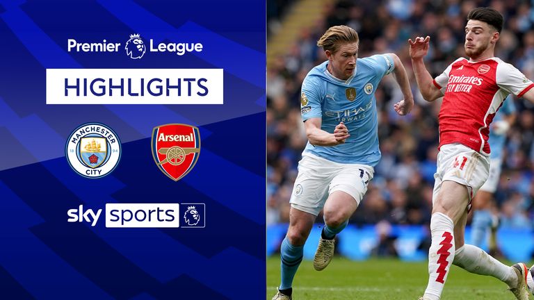 Manchester City vs Arsenal highlights