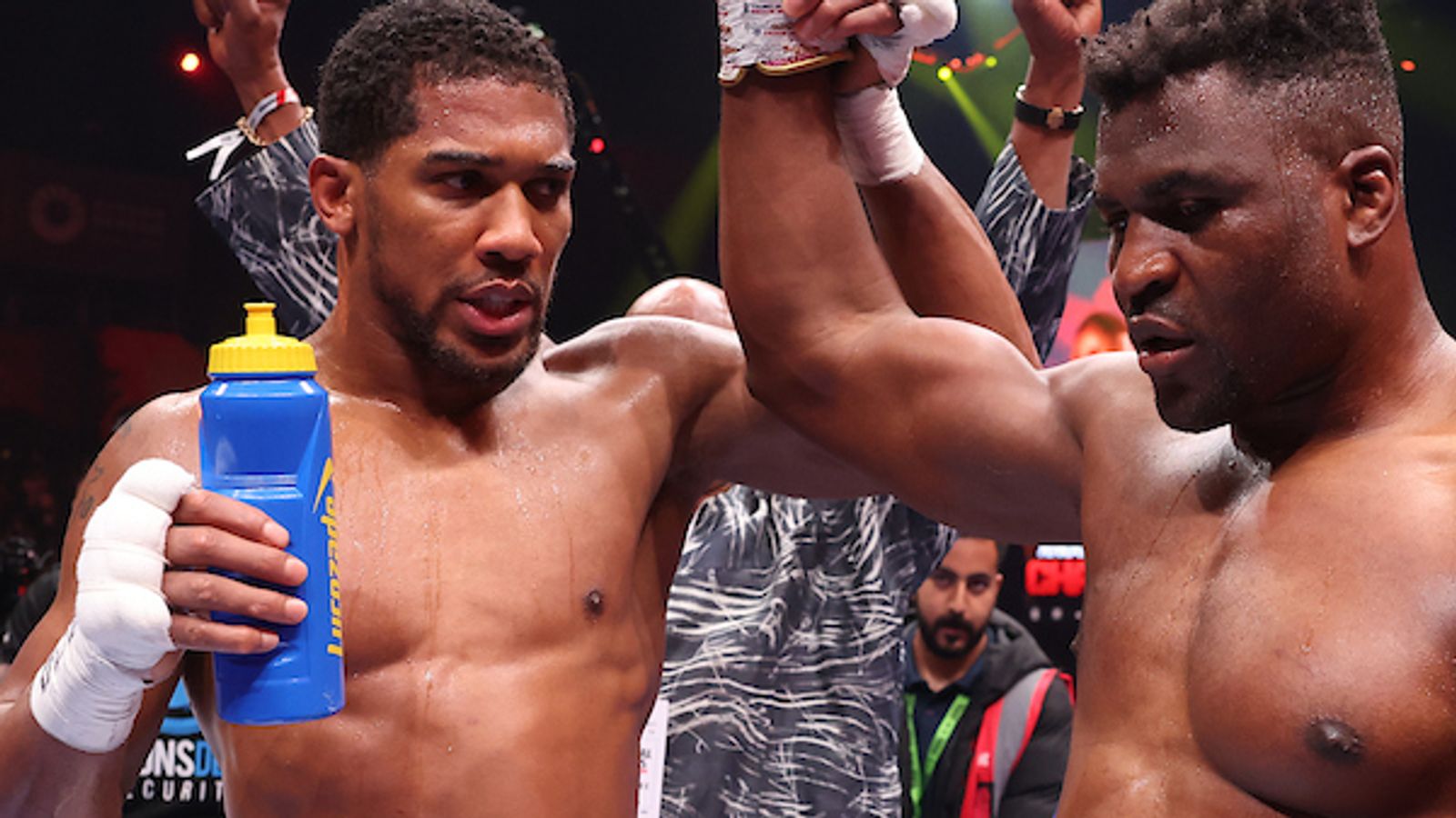 Read more about the article Anthony Joshua says he will target Tyson Fury vs Oleksandr Usyk winner after his knockout win over Francis Ngannou | Boxing News