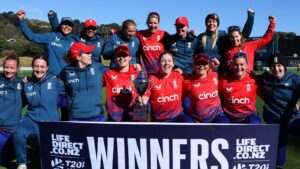 Read more about the article England wrap up 4-1 T20 series victory in New Zealand after five-wicket win in Wellington | Cricket News