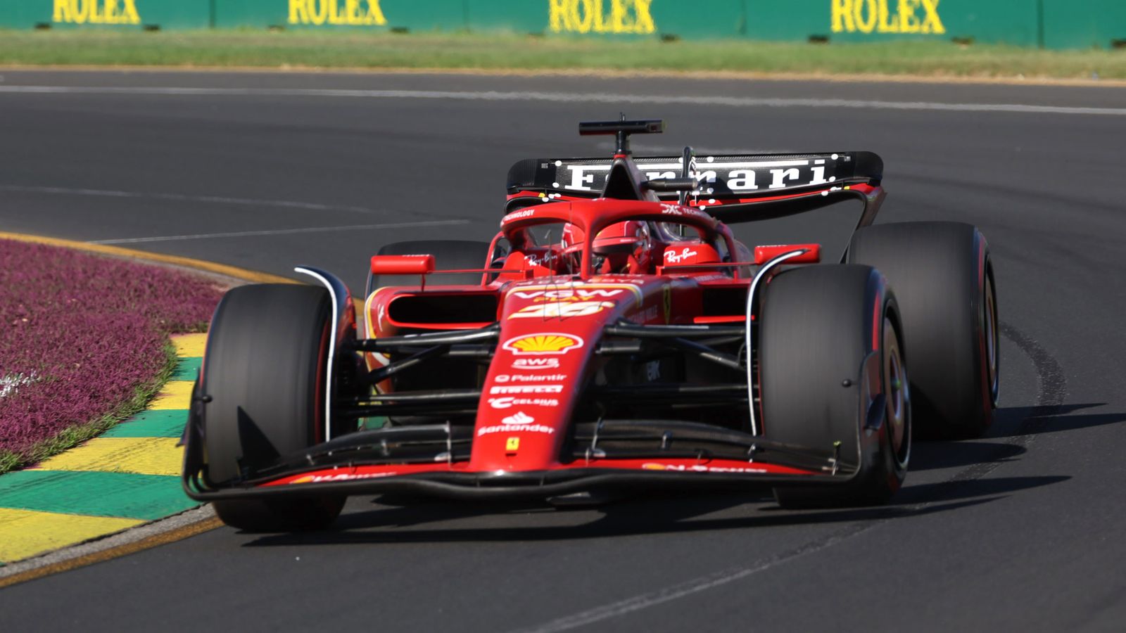 Read more about the article Australian GP: Charles Leclerc fastest from Max Verstappen in second practice with big Alex Albon crash in first session | F1 News