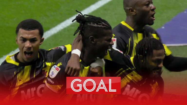 Bayo goal for Watford