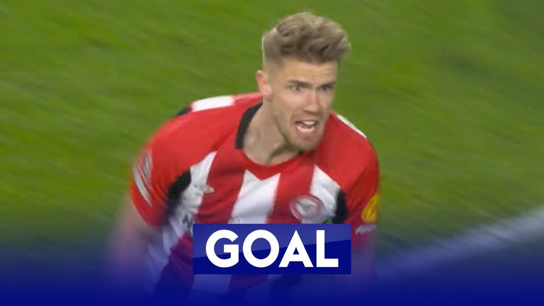 Ajer equalises for brentford