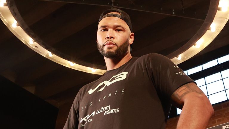 BEN SHALOM BOXXER BAD BLOOD FIGHT WEEK.THE O2 LONDON.FABIO WARDLEY V FRAZER CLARKE.PIC LAWRENCE LUSTIG/BOXXER.(PICS FREE FOR EDITORIAL USE ONLY).BRONX BOXING CLUB 28/03/2024 .MEDIA WORKOUT.BRITISH & COMMONWEALTH HEAVYWEIGHT CHAMPIONSHIP.FABIO WARDLEY V FRAZER CLARKE