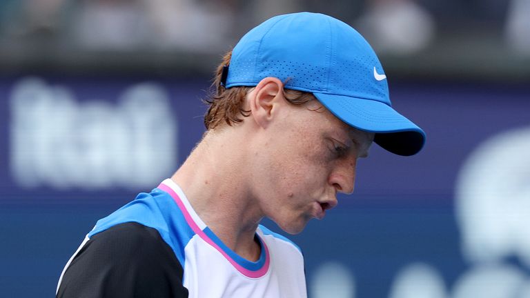 Jannik Sinner, Miami Open - semi-final win vs Daniil Medvedev