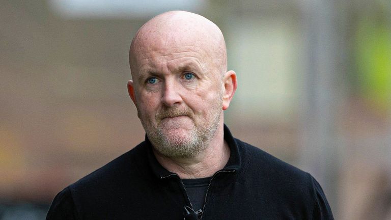 GLASGOW, SCOTLAND - FEBRUARY 10: Livingston manager David Martindale during a Scottish Cup Fifth Round match between Partick Thistle and Livingston, at the Wyre Stadium at Firhill, on February 10, 2024, in Glasgow, Scotland. (Photo by Ewan Bootman / SNS Group)