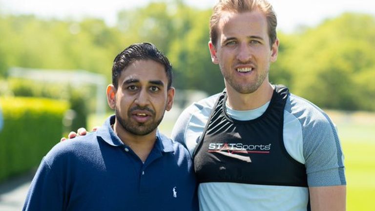 Sash Patel and Harry Kane