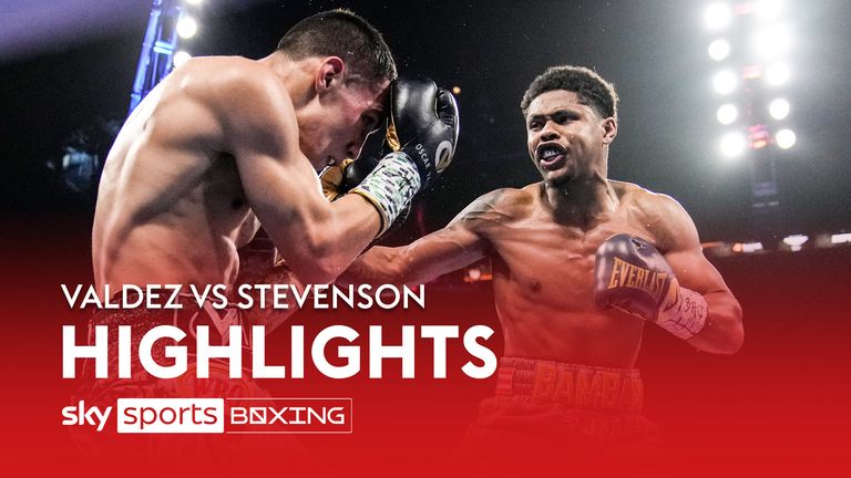 Shakur Stevenson put in a convincing performance over Oscar Valdez