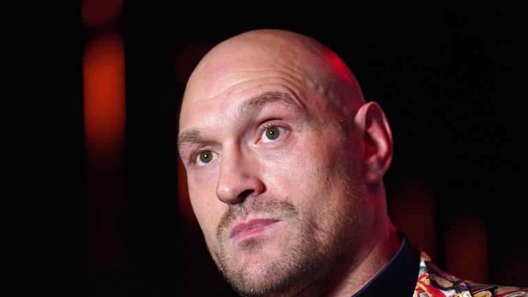 File photo dated 16-11-2023 of Tyson Fury. Tyson Fury&#39;s world heavyweight title fight against Oleksandr Usyk, due to take place on February 17, has been postponed after the Briton suffered a &#34;freak cut&#34; during a sparring session, promoter Queensberry has announced. Issue date: Friday February 2, 2024.