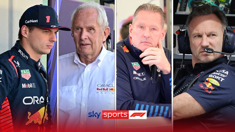 #1 Max Verstappen (NLD, Oracle Red Bull Racing), Dr. Helmut Marko (AUT, Oracle Red Bull Racing), F1 Grand Prix of Abu Dhabi at Yas Marina Circuit on November 26, 2023 in Abu Dhabi, United Arab Emirates.