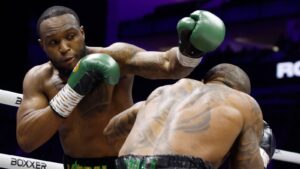 Read more about the article Viddal Riley defends English title against Mikael Lawal as Alen Babic and Callum Simpson take smashing stoppage wins | Boxing News