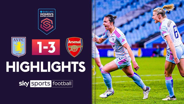 WSL Aston Villa 1-3 Arsenal