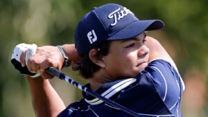 Read more about the article Charlie Woods: Tiger Woods’ teenage son competes in first US Open qualifier but misses out on progression | Golf News