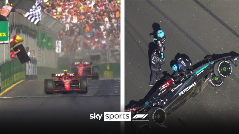 Ferrari 2-1, Mercedes double DNF