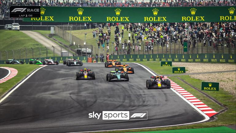 CHINESE GP OPENING LAP