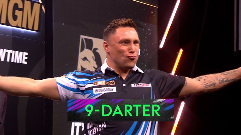 Gerwyn Price hits nine-darter