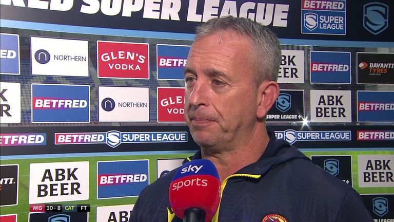 Catalans Dragons head coach Steve McNamara was proud of his team despite their 30-8 loss to Wigan Warriors.