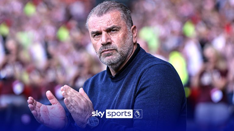 Ange Postecoglou agsint Sheffield Utd