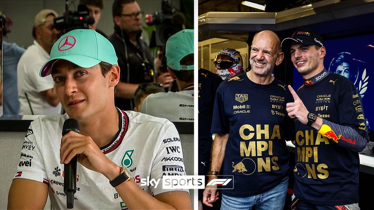 RUSSELL ON NEWEY AND VERSTAPPEN