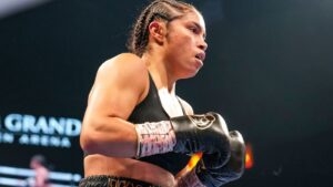 Read more about the article Jessica McCaskill warns she is ‘levels above’ Lauren Price ahead of world title defence in Cardiff | Boxing News