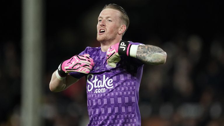 Jordan Pickford excelled again for Everton