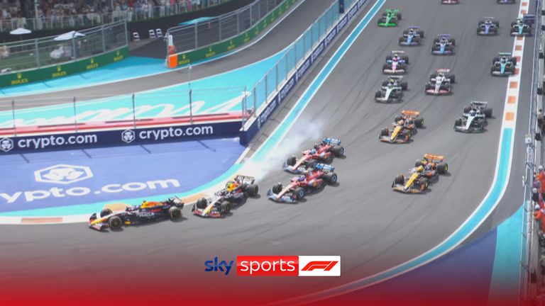 Miami GP race start