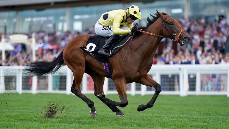 Rosallion wins at Ascot