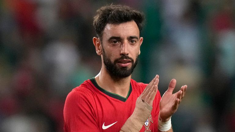 Bruno Fernandes is hugely influential for Roberto Martinez's side