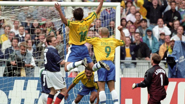 Tom Boyd's own goal ended Scotland's hopes of a shock against Brazil at the World Cup in 1999