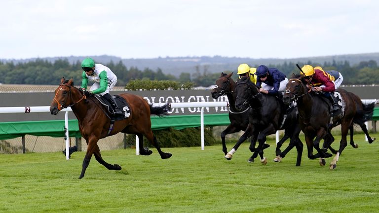 Haatem and Sean Levey clear away from the field in the Vintage Stakes 