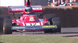 Read more about the article Newey revels in seat of a FERRARI at Goodwood ahead of Red Bull exit