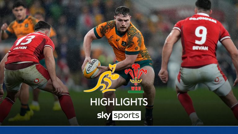 Australia vs Wales highlights - Second Test