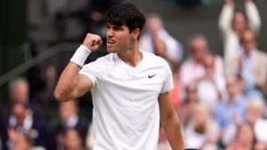 Read more about the article Wimbledon: Carlos Alcaraz storms back to defeat Daniil Medvedev and reach another final | Tennis News